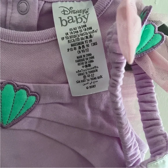 Disney || Ariel Mermaid Bodysuit Costume - Picture 7 of 7